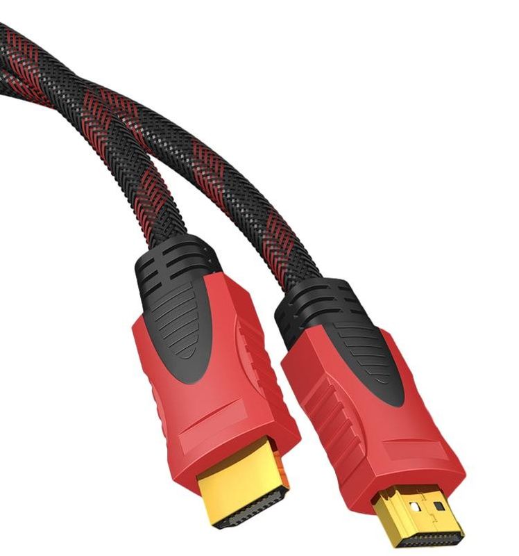 CE Rohs Certified 4k HDMI Cable Supports 3D Video With HD Audio Braid Shielding