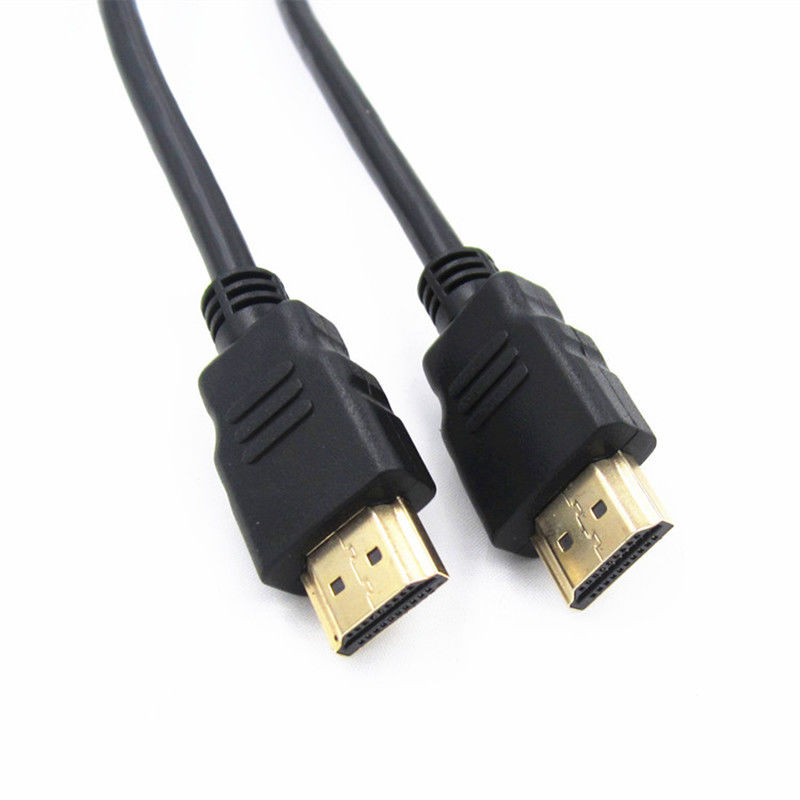 24K Gold Plated 1080P 4k Fiber Optic Hdmi Cable Foil Shielding
