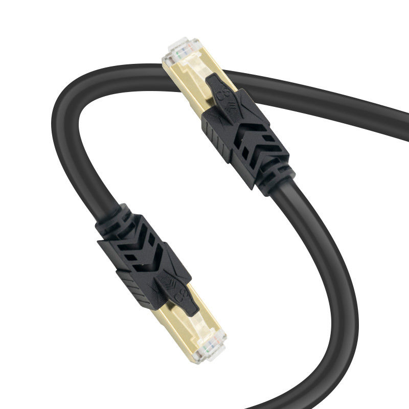 Custom SFTP Twist Pairs CAT8 Patch Cord RJ45 Ethernet Cable 1M To 10M